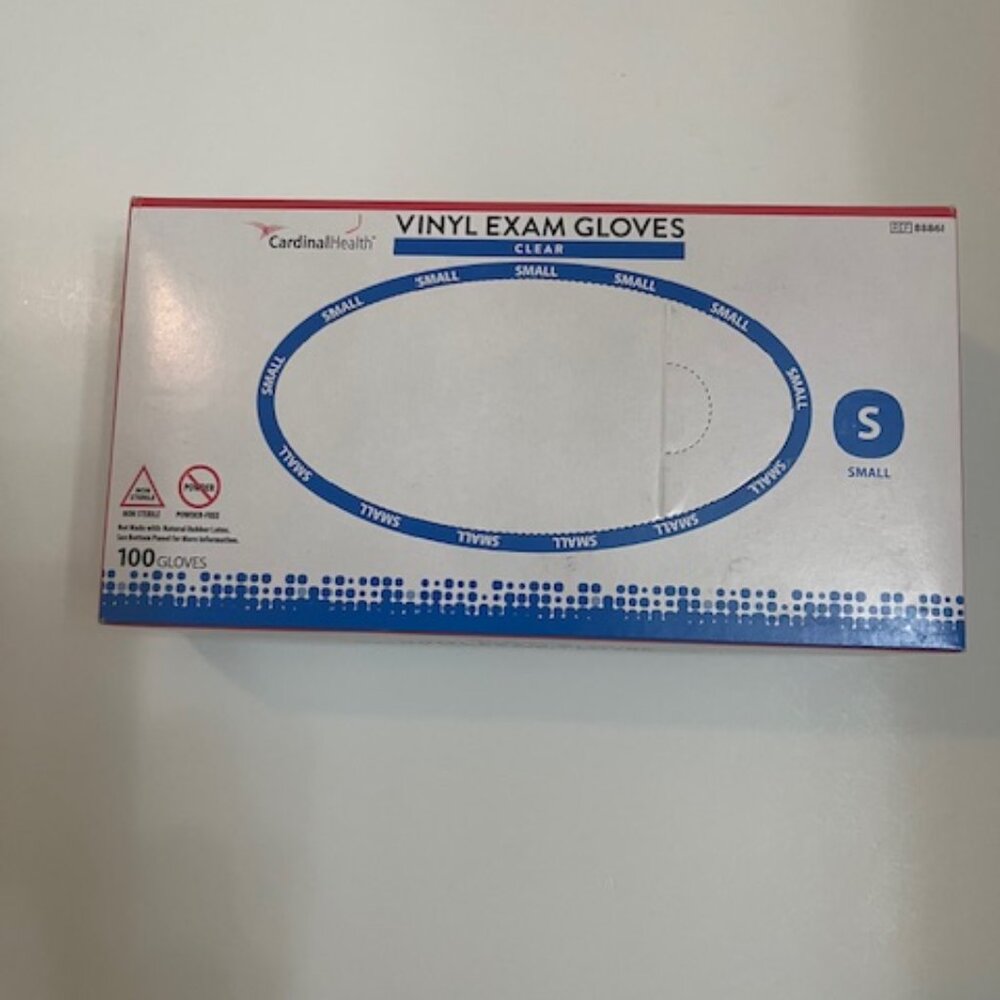 Vynil Exam Gloves S (100)